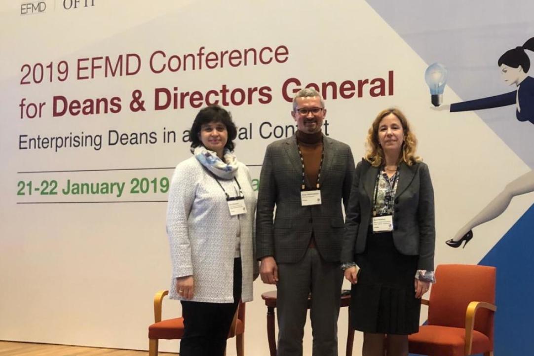 Волкова Ирина Олеговна приняла участие в ежегодной конференции 2019 EFMD Conference for Deans & Directors General