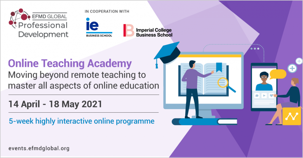 GSB faculty members successfully complete the EFMD training programme “Online Teaching Academy: Moving beyond remote teaching to master all aspects of online education”