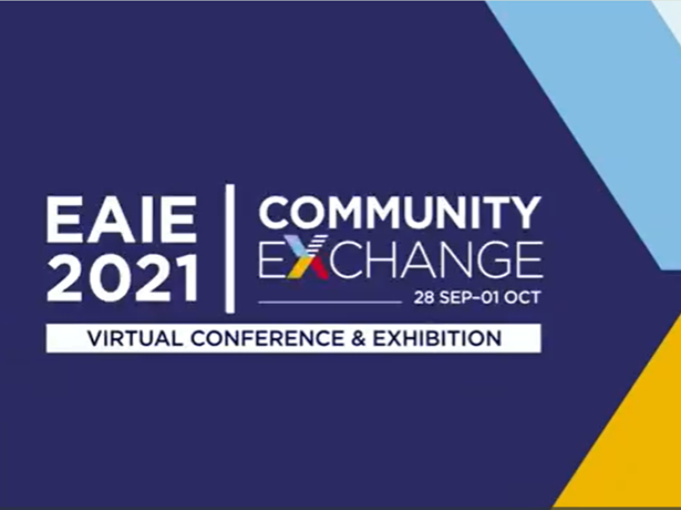 Participation in the international conference 2021 EAIE Community Exchange: virtual conference & exhibition
