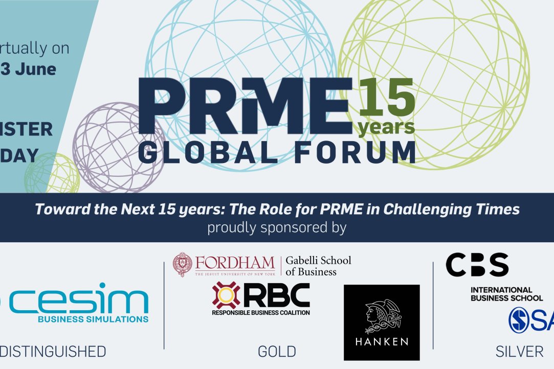 The 2022 PRME Global Forum will take place on 3 June